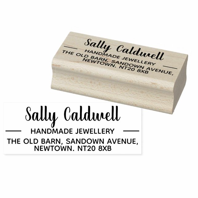 Handgefertigte Schmuck- oder Crafting-Briefmarke Gummistempel (Von Creator hochgeladen)