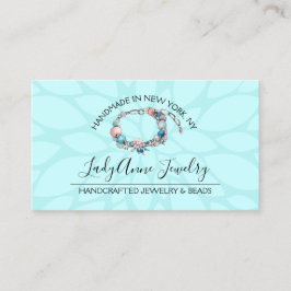 Handgefertigte Schmuck- und Bead-Designer Visitenkarte