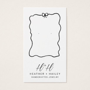 Handgefertigte Schmuckkarten aus Whimsikband