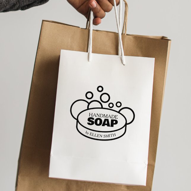 Handgefertigte Seife, maßgeschneiderte Großunterne Gummistempel (Von Creator hochgeladen)