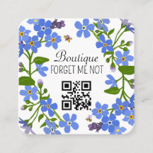 Handgefertigte Visitenkarte CR-Code