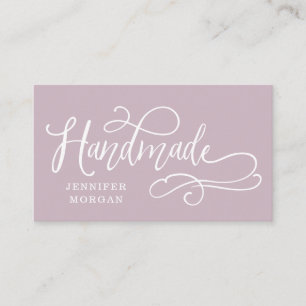 handgefertigte Visitenkarte für digitale Schrift