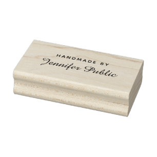Handgefertigte Vorlage für benutzerdefinierte Typo Gummistempel