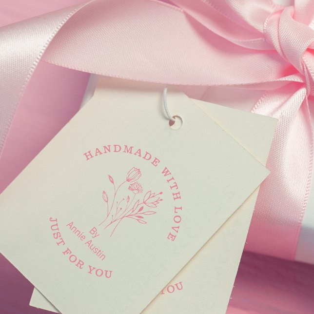 Handgefertigte Wildblumen Bouquet Wreath Business Gummistempel (Von Creator hochgeladen)