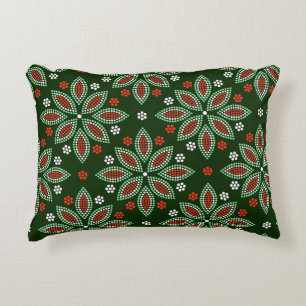 Handgefertigter Punkt-Mandala-Blumenmuster-Stil Dekokissen
