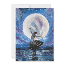 Handgefertigtes Kunstwerk - Tanz mit dem Mond 