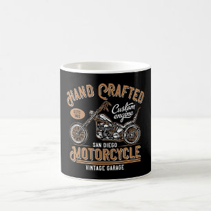 Handgefertigtes Motorrad Kaffeetasse