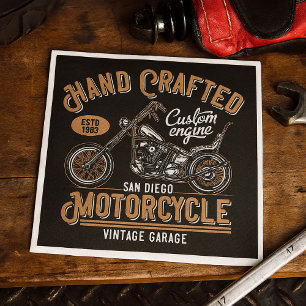 Handgefertigtes Motorrad Serviette