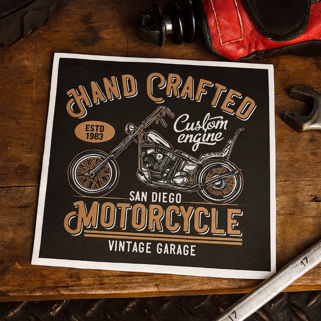 Handgefertigtes Motorrad Serviette (Von Creator hochgeladen)
