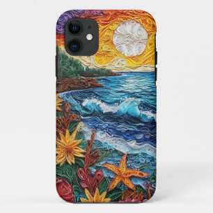 Handgefertigtes Papier im Landschaftsstil - Quilli Case-Mate iPhone Hülle