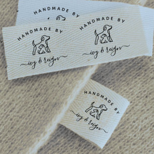 Handgefertigtes Script-Logo mit individuellem Schn Ripsband