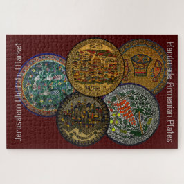 Handgemachte armenische Keramik-Platte