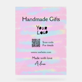 Handgemachte Geschenke für kleine Unternehmen, Lie Acrylschild
