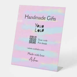 Handgemachte Geschenke für kleine Unternehmen, Lie Sockelschild