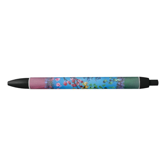 Handgemachte Kunst - Das Blumenrad Kugelschreiber (Vorderseite)