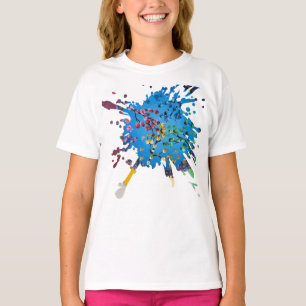 Handgemachte Kunst - Das Blumenrad T-Shirt