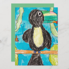 Handgemachte Kunst-Party-Versorgungen Einladung