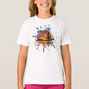 Handgemachte Kunst / Tanzen mit der Sonne T-Shirt