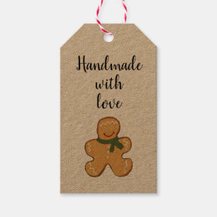 Handgemachte Lebkuchengeschenk-Anhänger mit Liebe Geschenkanhänger