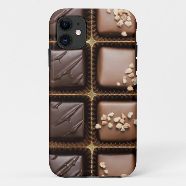 Handgemachte Luxusschokolade in einem Kasten Case-Mate iPhone Hülle (Rückseite)