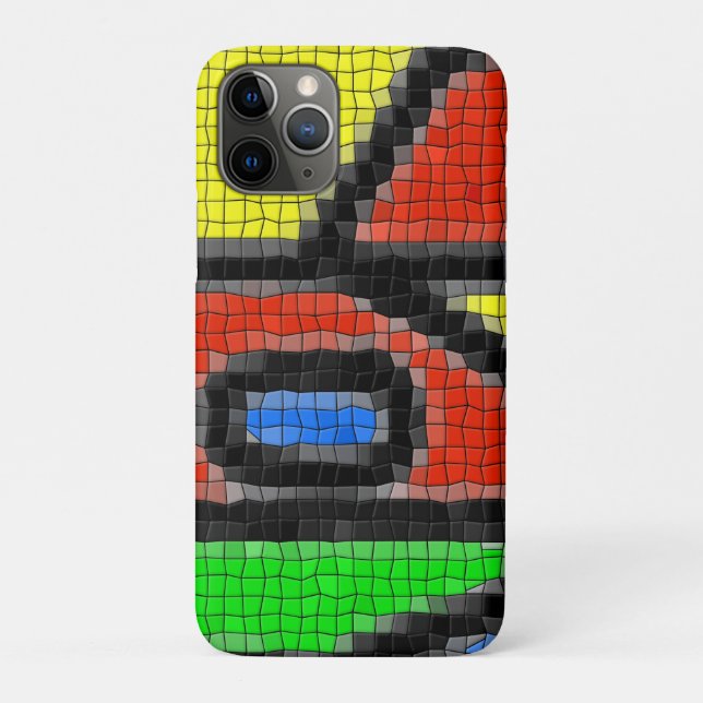 Handgemachte Mosaike, moderne Kunst. Case-Mate iPhone Hülle (Rückseite)