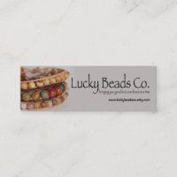 Handgemachte Schmuck-Geschäfts-Visitenkarte