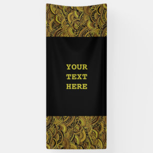Handgemachte und digital gestrichene Muster Art 15 Banner