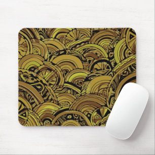Handgemachte und digital gestrichene Muster Art 15 Mousepad