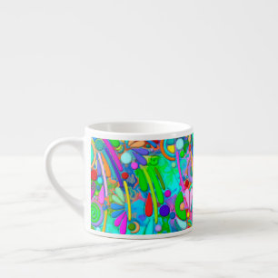 Handgemachte und digital gestrichene Muster Art 18 Espressotasse