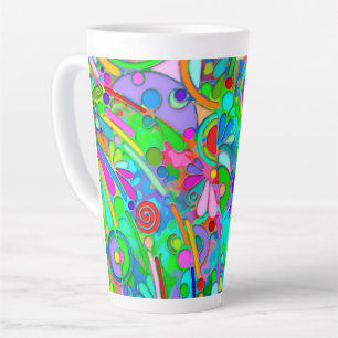 Handgemachte und digital gestrichene Muster Art 18 Milchtasse