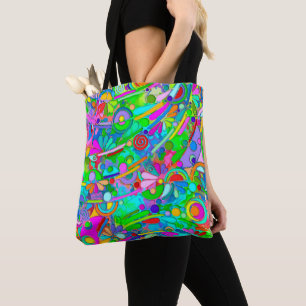 Handgemachte und digital gestrichene Muster Art 18 Tasche