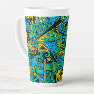 Handgemachte und digital gestrichene Muster Art 21 Milchtasse