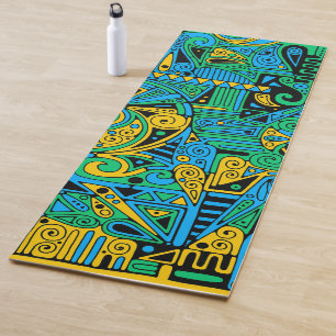Handgemachte und digital gestrichene Muster Art 21 Yogamatte