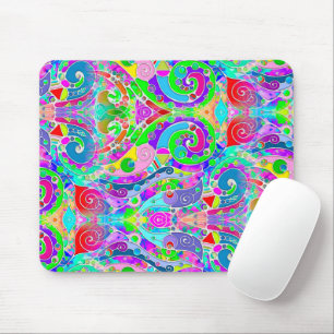 Handgemachte und digital gestrichene Muster Art 22 Mousepad