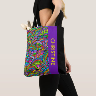 Handgemachte und digital gestrichene Muster Art 27 Tasche