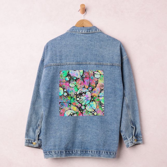 Handgemachte und digital gestrichene Muster Art 31 Jeansjacke (Hangar)