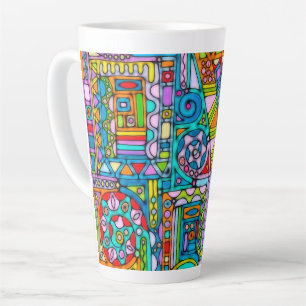 Handgemachte und digital gestrichene Muster Art 53 Milchtasse
