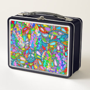 Handgemachte und digital gestrichene Muster Art 54 Metall Brotdose