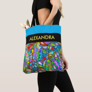 Handgemachte und digital gestrichene Muster Art 54 Tasche