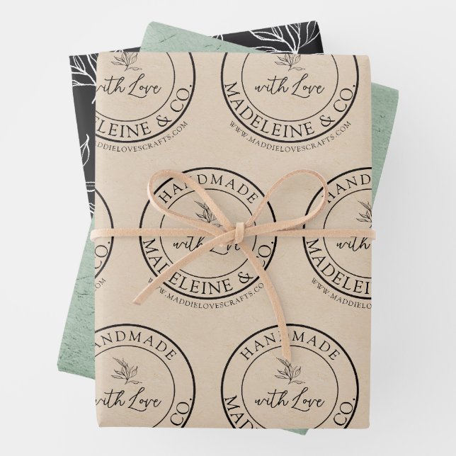 Handgemachte Verpackung Kunsthandwerker-Geschenkgu Geschenkpapier Set (Beispiel)