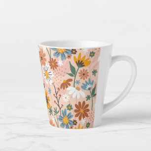 Handgemalt Blumenmuster-23136 Milchtasse