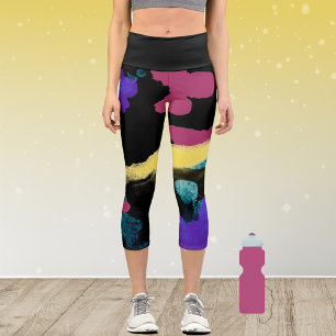 Handgemalt Capri Leggings