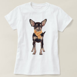 Handgemalt Charming Chihuahua Dog T-Shirt