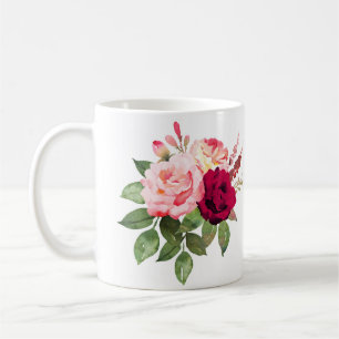 Handgemalt in reichen Farben Kaffeetasse