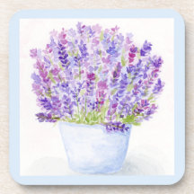 Handgemalt Loose Wasserfarbe Lavendel