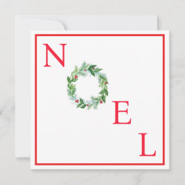 Handgemalt Watercolor Holiday Wreath WEIHNACHTEN