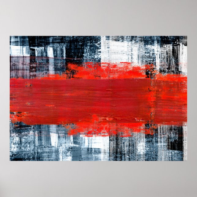 handgemalte abstrakte Hintergrundkunst, abstrakt,  Poster (Vorne)