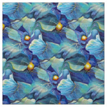Handgemalte Aqua und Blues Vibes