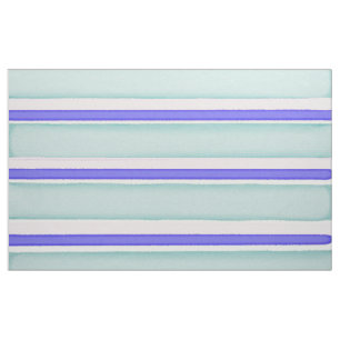Handgemalte Aquarelltöne in Blau Stoff