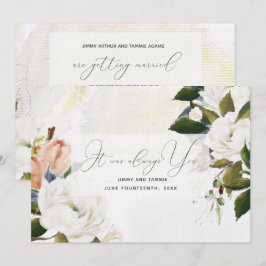 Handgemalte Blume zum Hochzeitsfeiern Einladung